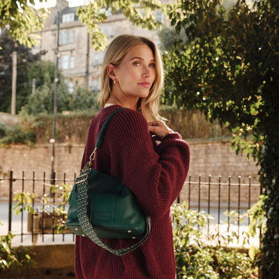 Lambeth Bag Madeira Green-Pom Pom London