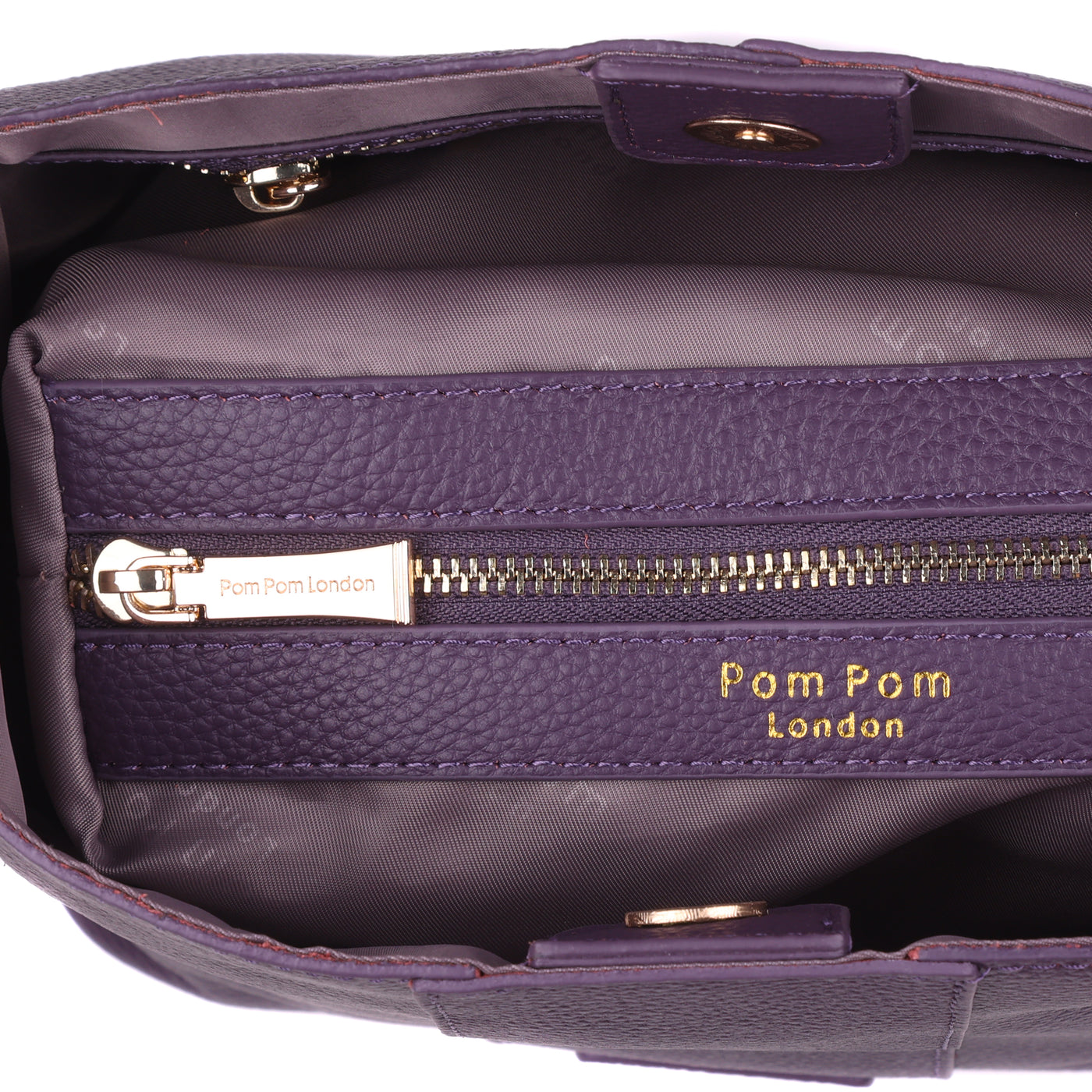 Lambeth Bag Purple Nightshade-Pom Pom London