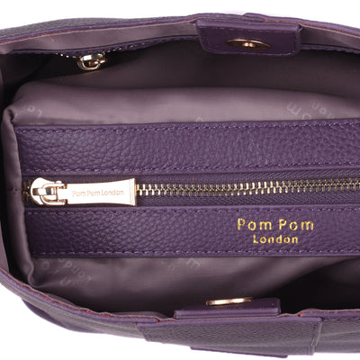Lambeth Bag Purple Nightshade-Pom Pom London