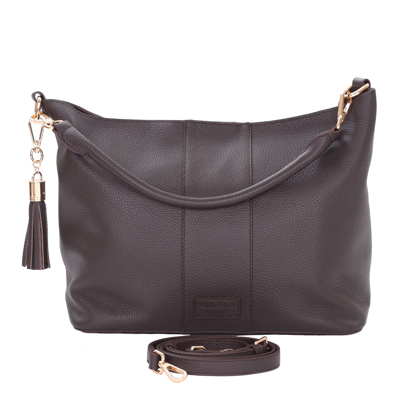 Lambeth Plus Bag Conker-Pom Pom London