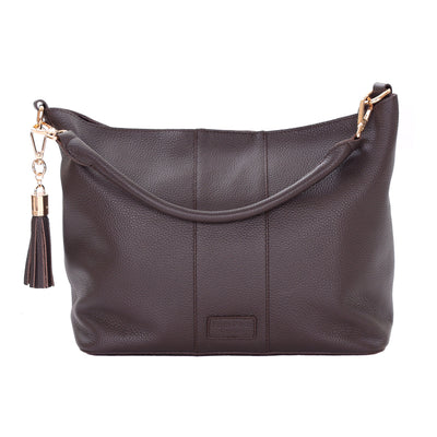 Lambeth Plus Bag Conker-Pom Pom London