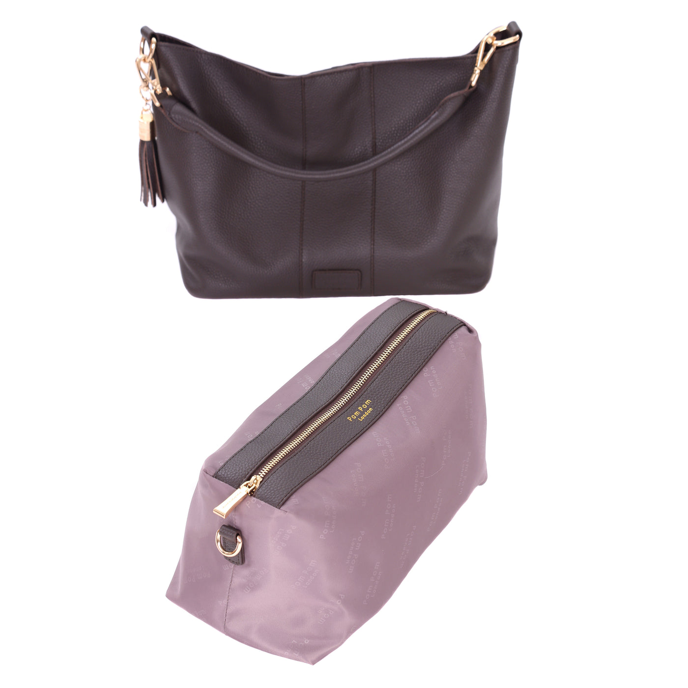 Lambeth Plus Bag Conker-Pom Pom London