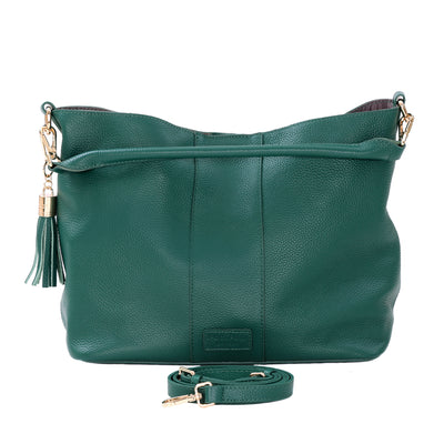 Lambeth Plus Bag Madeira Green-Pom Pom London