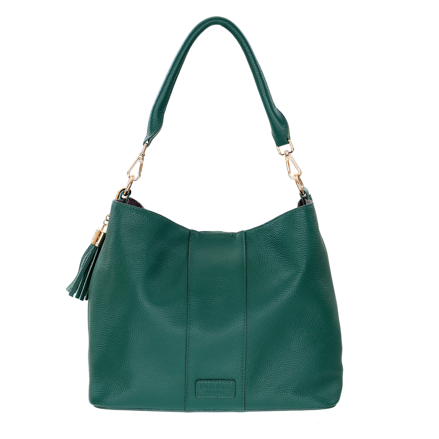 Lambeth Plus Bag Madeira Green-Pom Pom London