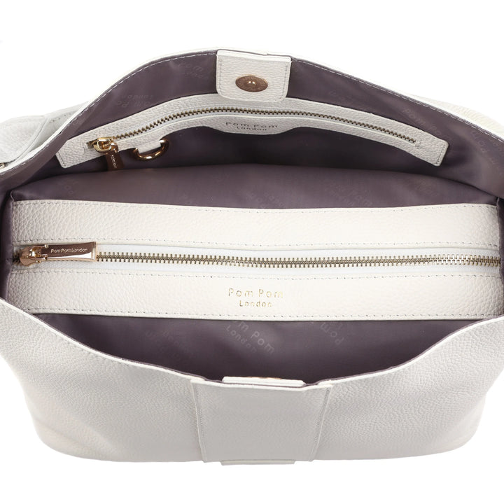 Lambeth Plus Bag Off White – Pom Pom London