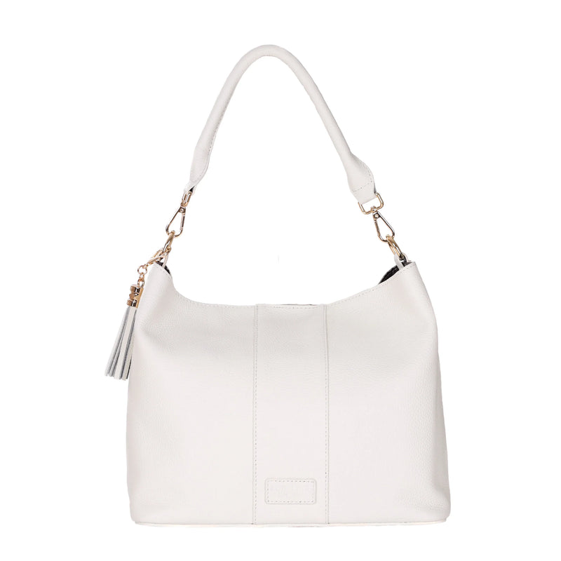 Lambeth Plus Bag Off White-Pom Pom London