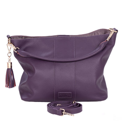 Lambeth Plus Bag Purple Nightshade-Pom Pom London