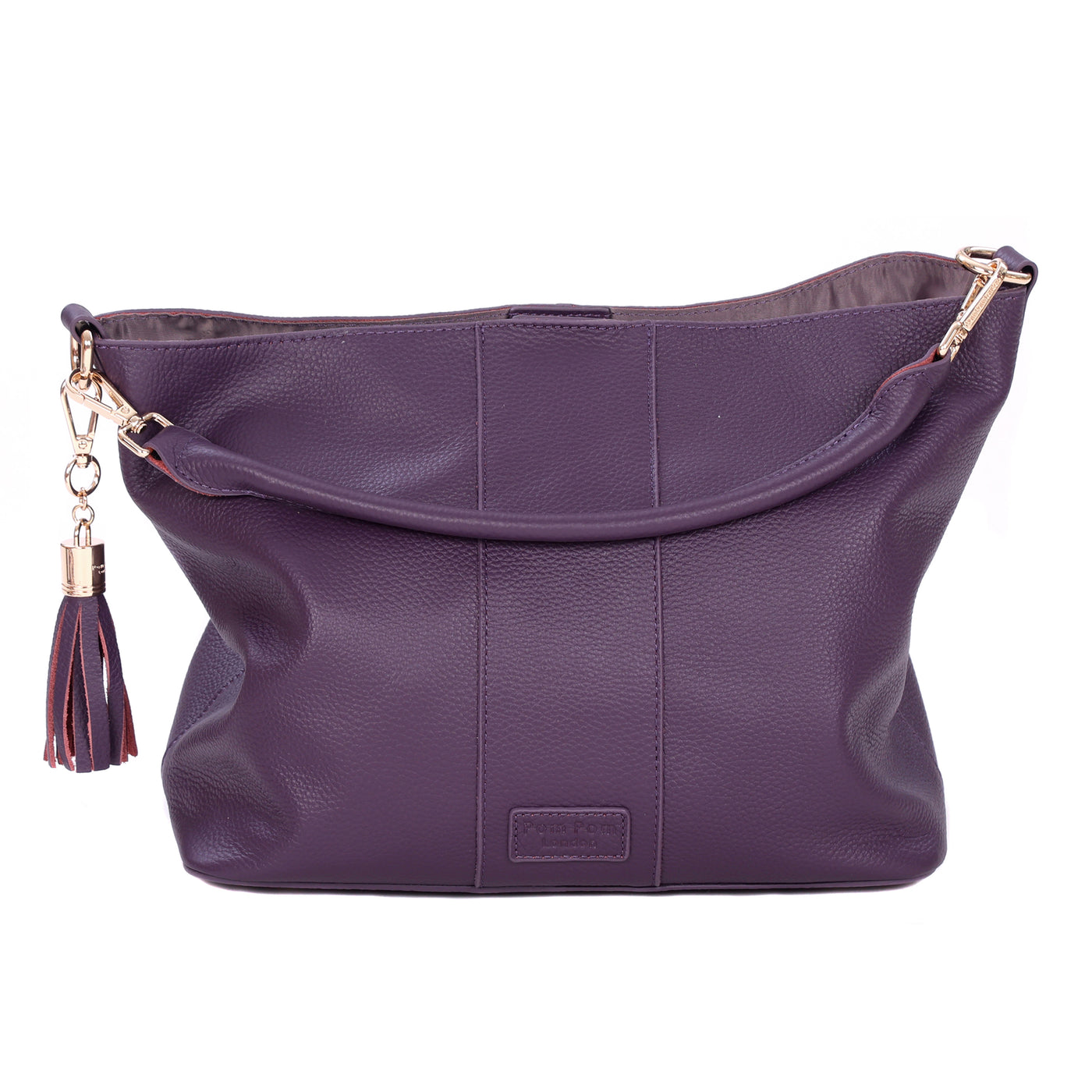Lambeth Plus Bag Purple Nightshade-Pom Pom London