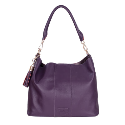 Lambeth Plus Bag Purple Nightshade-Pom Pom London