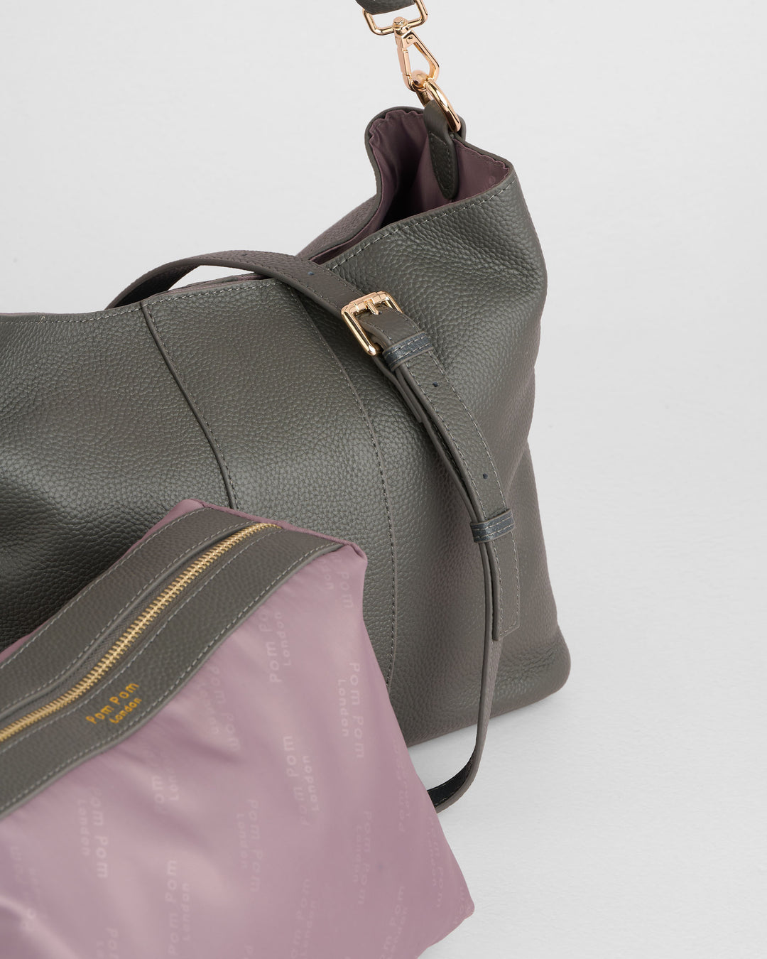pome✽ Lambeth Plus Bag Volcano Grey – Pom Pom London