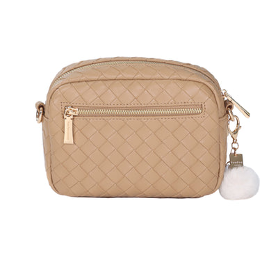 Mayfair Lattice Bag Caramel & Accessories