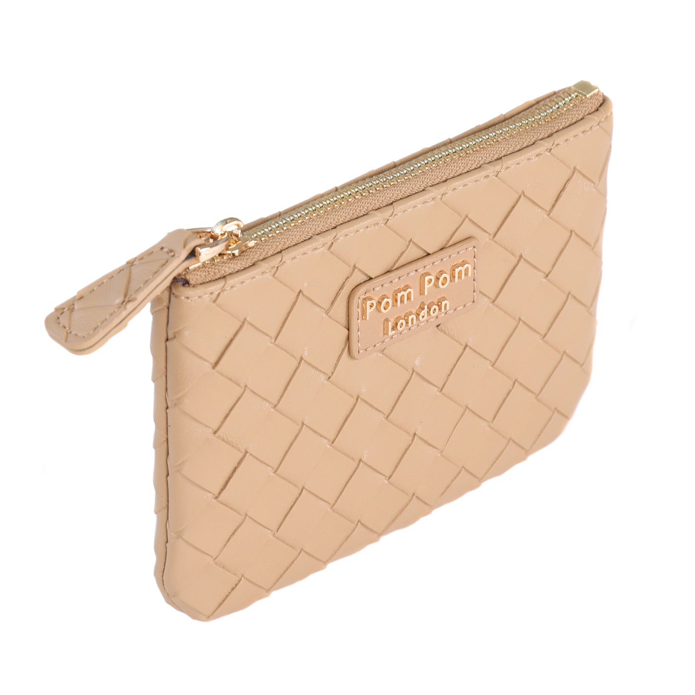 Chelsea Lattice Coin Purse Caramel