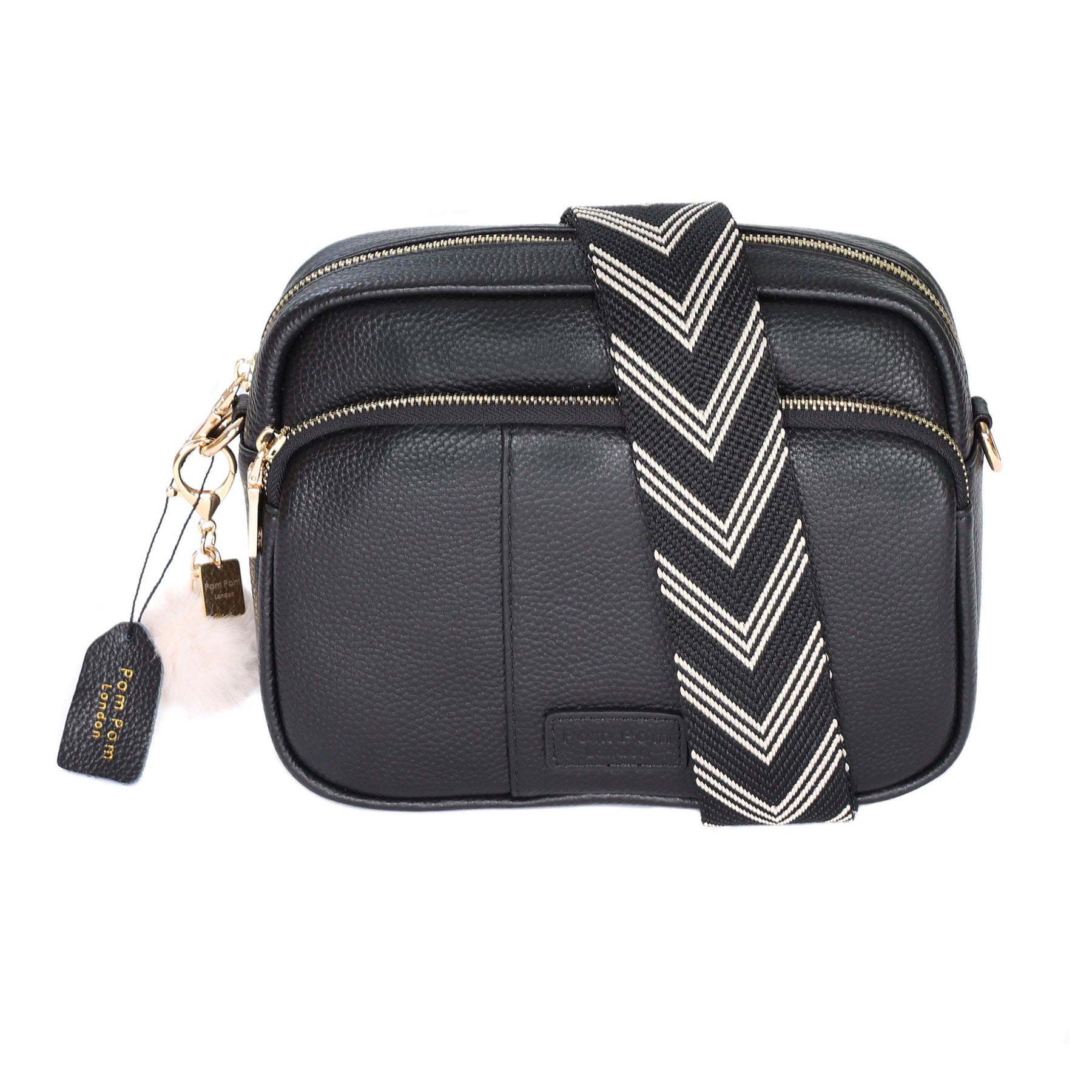 Mayfair Plus Bag Black & Accessories – Pom Pom London