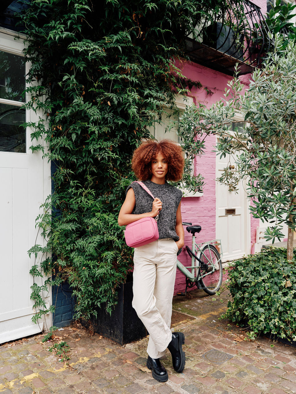 Mayfair Plus Bag Cerise Pink & Accessories