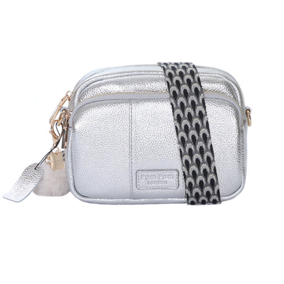 Mayfair Bag Metallic Silver & Accessories