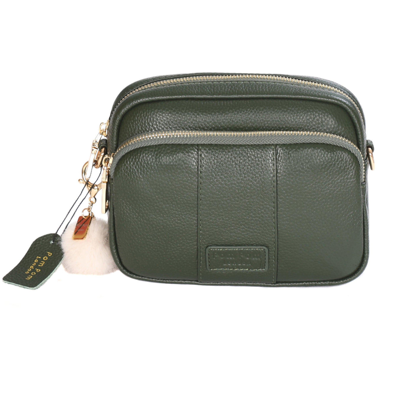 Mayfair Bag Vintage Green & Accessories - Pom Pom London