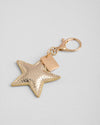 Metallic Gold Star Keyring