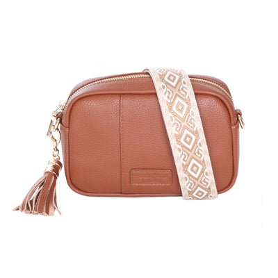 Pom Pom London City MINI Bag Chestnut