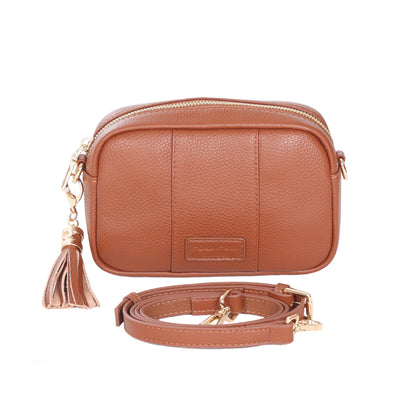 Pom Pom London City MINI Bag Chestnut