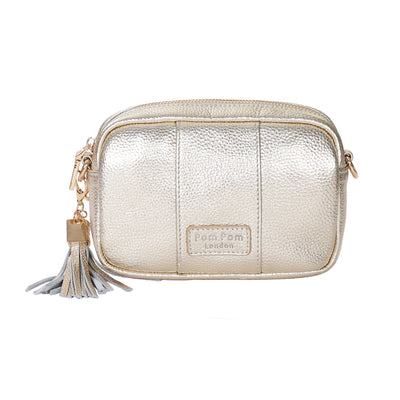 Pom Pom London City MINI Bag Metallic Gold