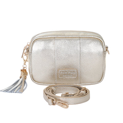 Pom Pom London City MINI Bag Metallic Gold