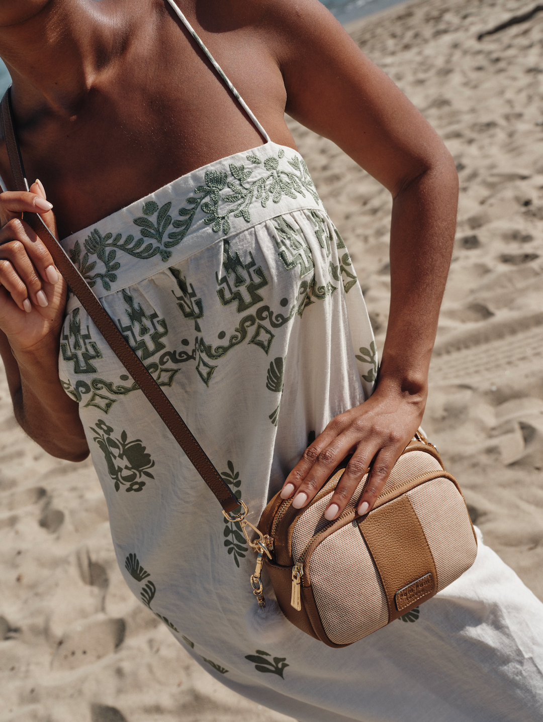 Original Bag Canvas & Leather Maple & Accessories – Pom Pom London