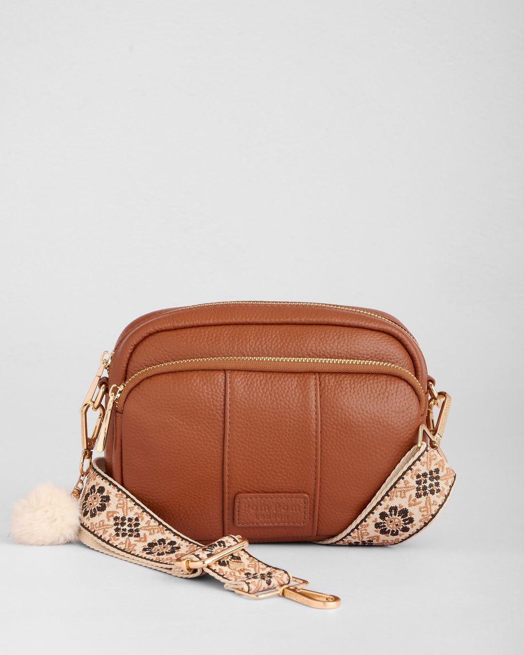 バッグ ponpon  handmade wood bag Pom Pom London Original Bag in Chestnut