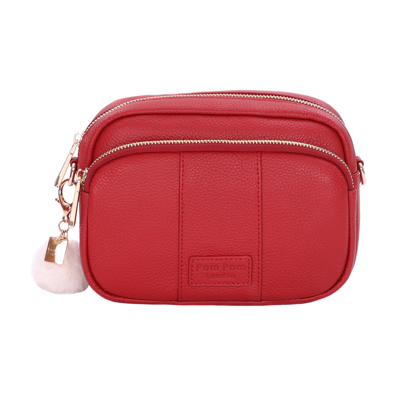 Original Bag Crimson Red & Accessories-Pom Pom London