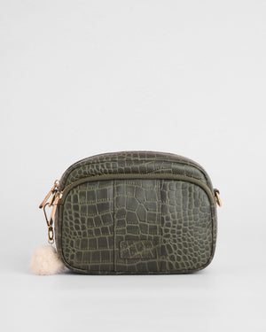 Original Bag Croc Herb Green & Accessories