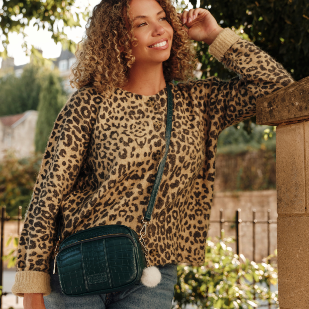 Original Bag Croc Marine Blue & Accessories-Pom Pom London