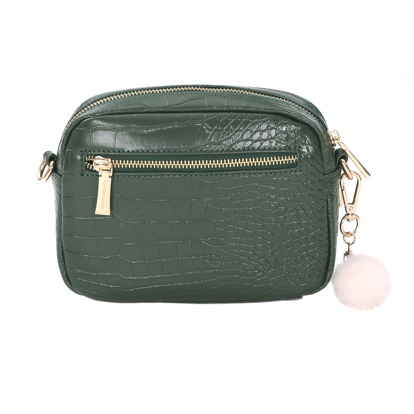 Original Bag Croc Pine Green & Accessories-Pom Pom London