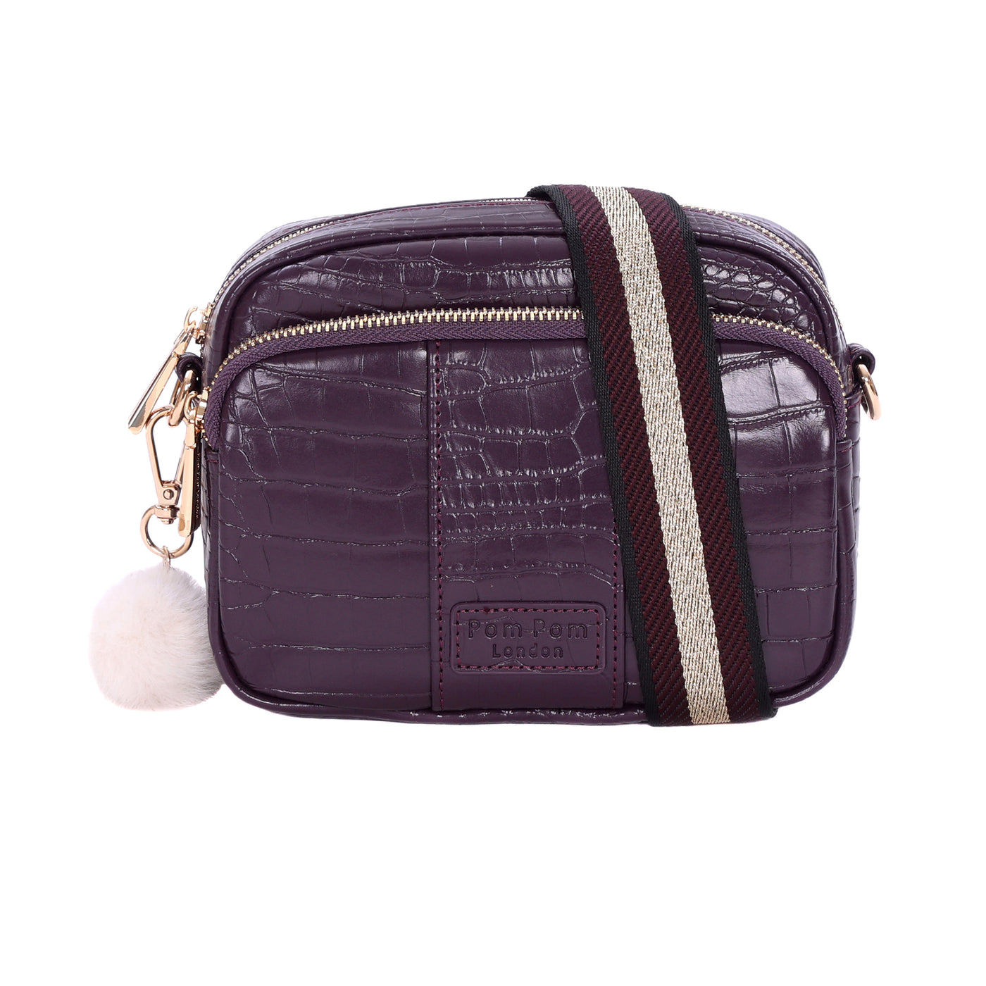 Original Bag Croc Violet Fig & Accessories-Pom Pom London