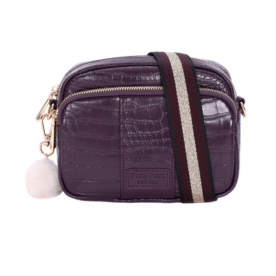 Original Bag Croc Violet Fig & Accessories-Pom Pom London
