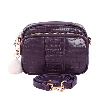 Original Bag Croc Violet Fig & Accessories-Pom Pom London