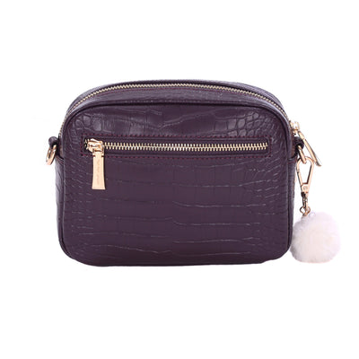 Original Bag Croc Violet Fig & Accessories-Pom Pom London
