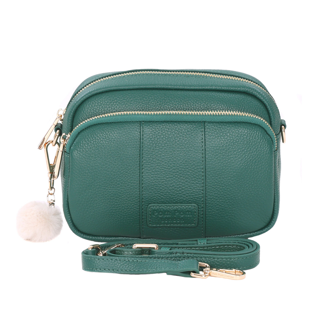 Accessorize Green Crossover Bag Accessorize Teal Leather Crossbody