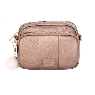 Original Bag Metallic Bronze & Accessories-Pom Pom London