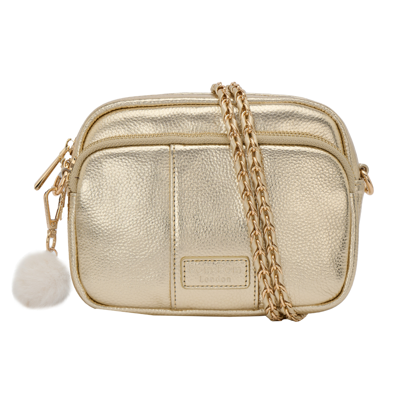 Original Bag Metallic Gold & Accessories-Pom Pom London