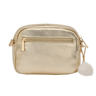 Original Bag Metallic Gold & Accessories-Pom Pom London