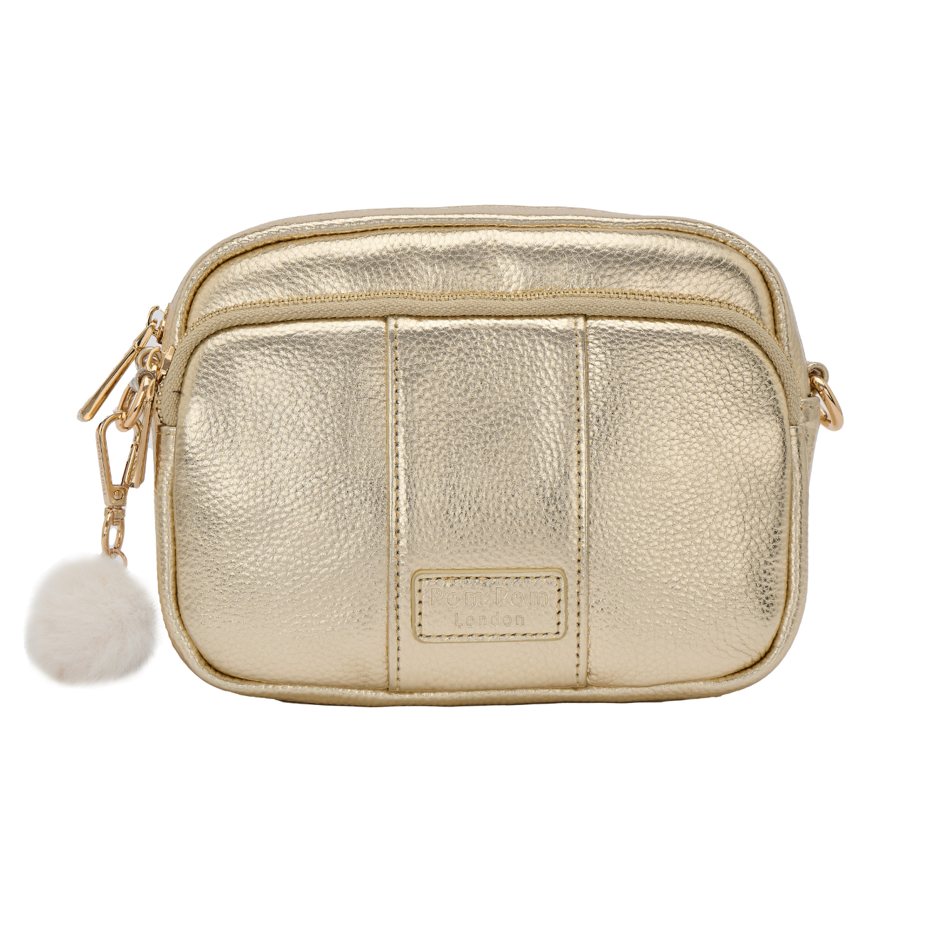 Original Bag Metallic Gold & Accessories-Pom Pom London