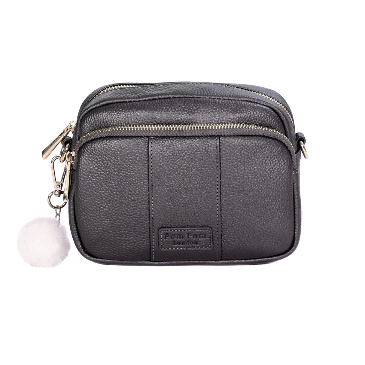 Original Bag Metallic Pewter & Accessories-Pom Pom London