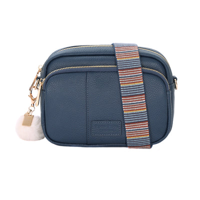 Original Bag Deep Nordic Blue & Accessories-Pom Pom London