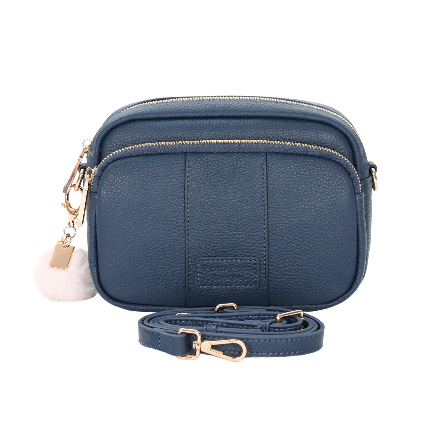 Original Bag Deep Nordic Blue & Accessories-Pom Pom London