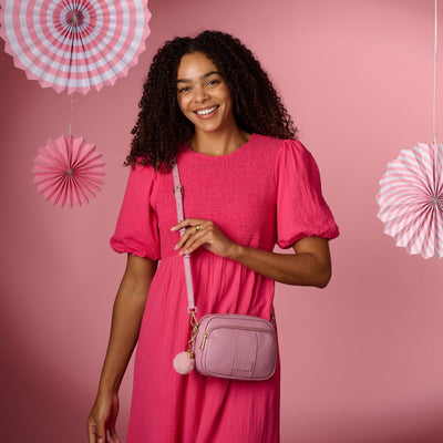 Original Bag Pink & Accessories-Pom Pom London
