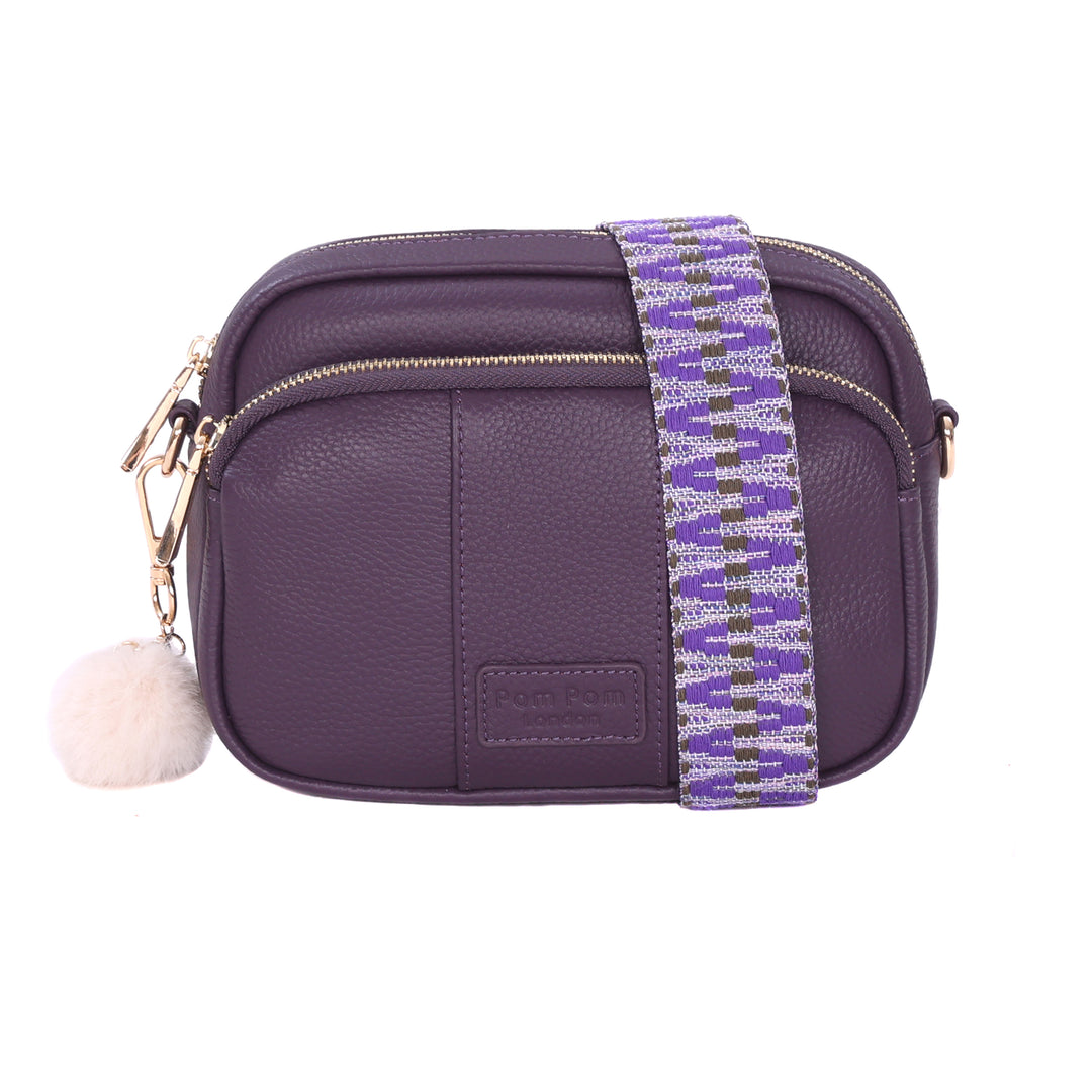 「pompom」 Original-Bag-Purple-Nightshade