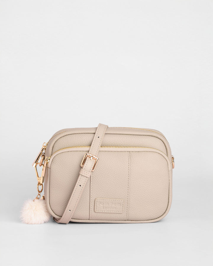 Pontine paus london  ◯ インポート ショルダーバッグ ◯ Pom Pom London Portman Bag Stone