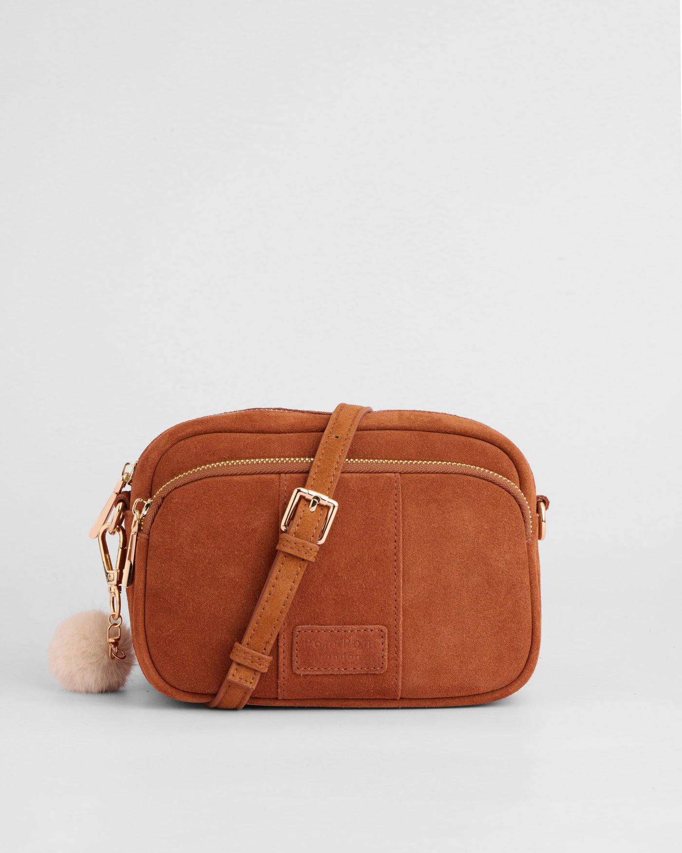 Original Bag Suede Chestnut & Accessories – Pom Pom London