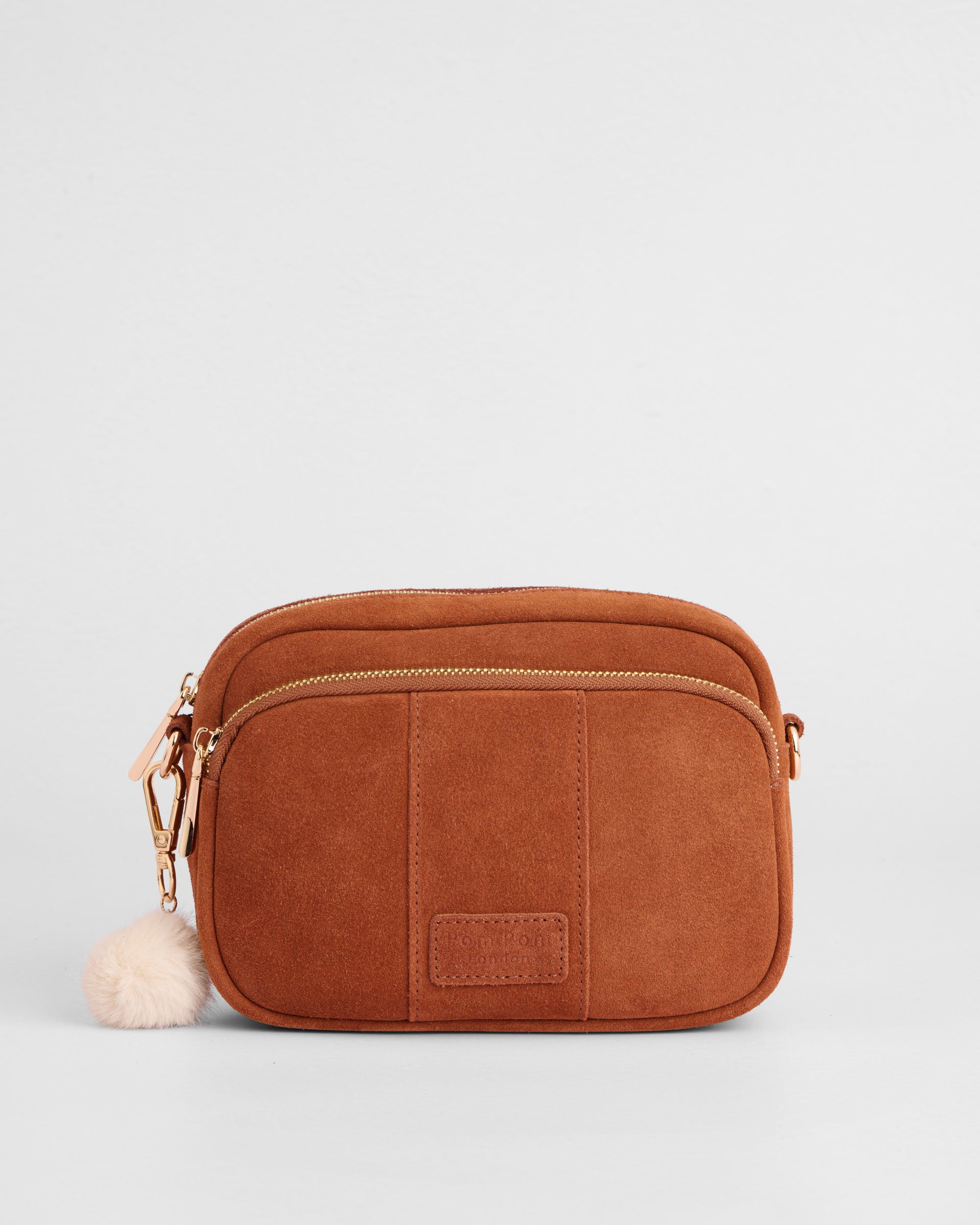 Original Bag Suede Chestnut & Accessories – Pom Pom London