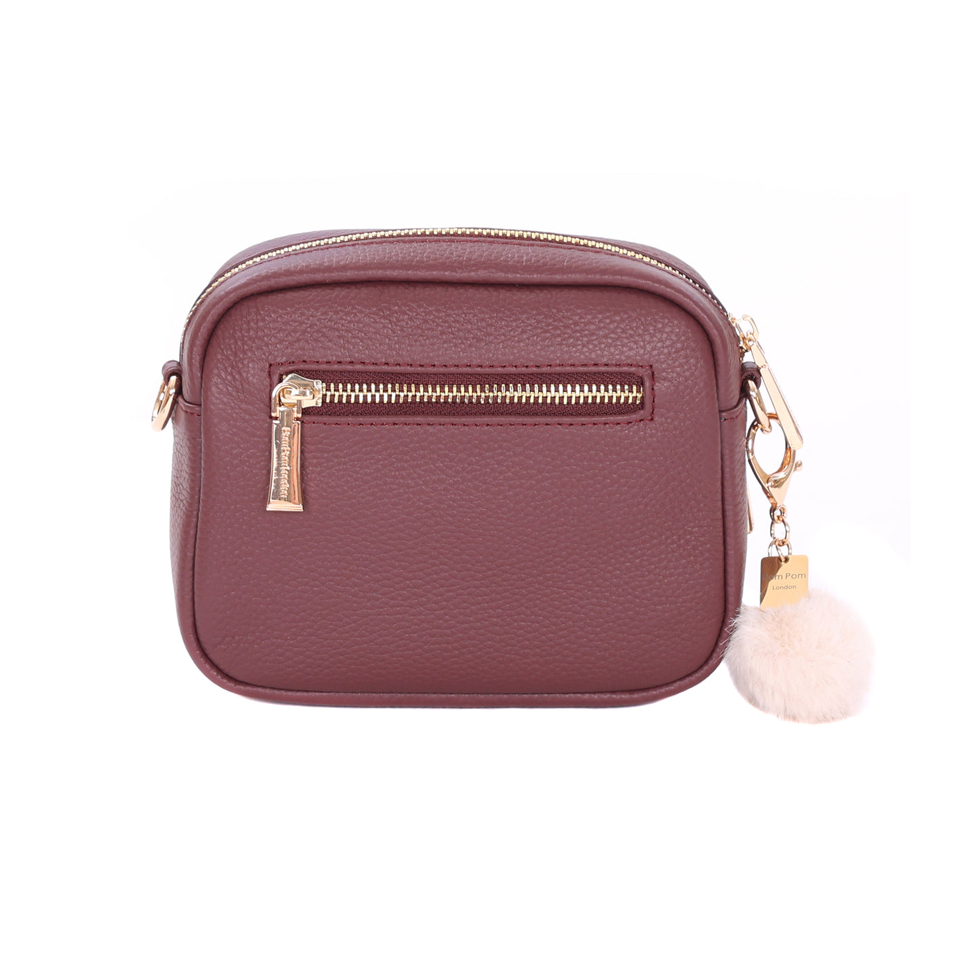 Original MINI Bag Deep Burgundy & Accessories-Pom Pom London