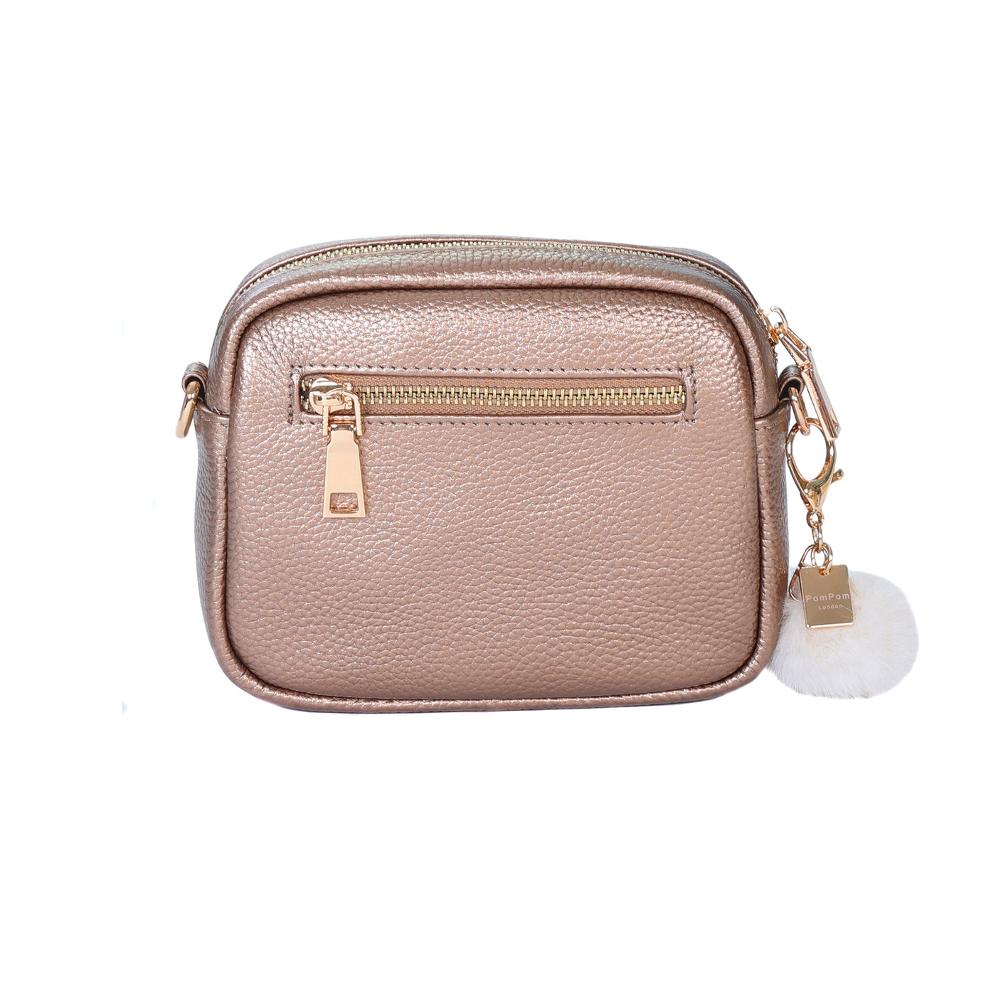 Original MINI Bag Metallic Bronze-Pom Pom London